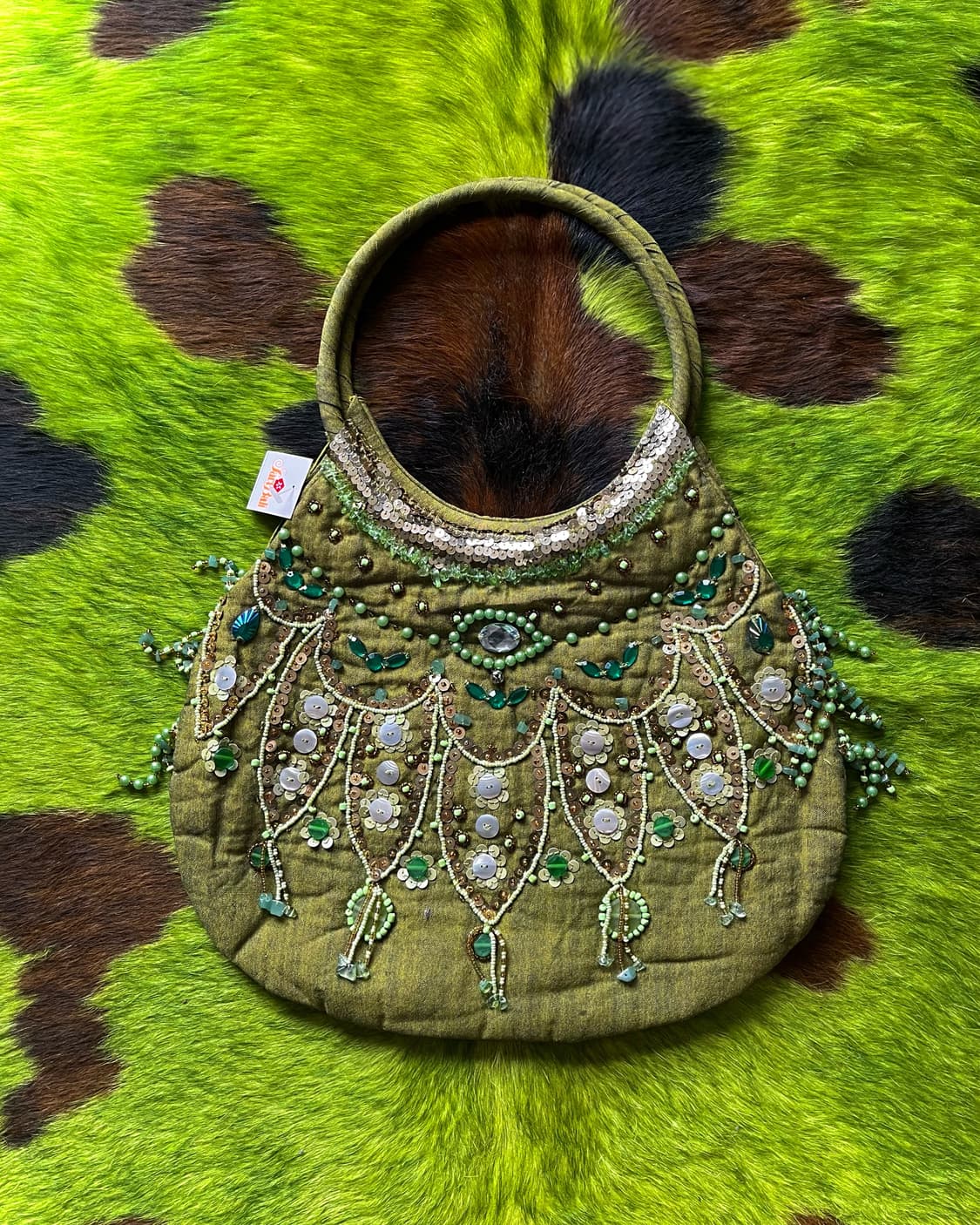 Indonesian Jewelry Trimming Shoulder Bag 상품이미지3