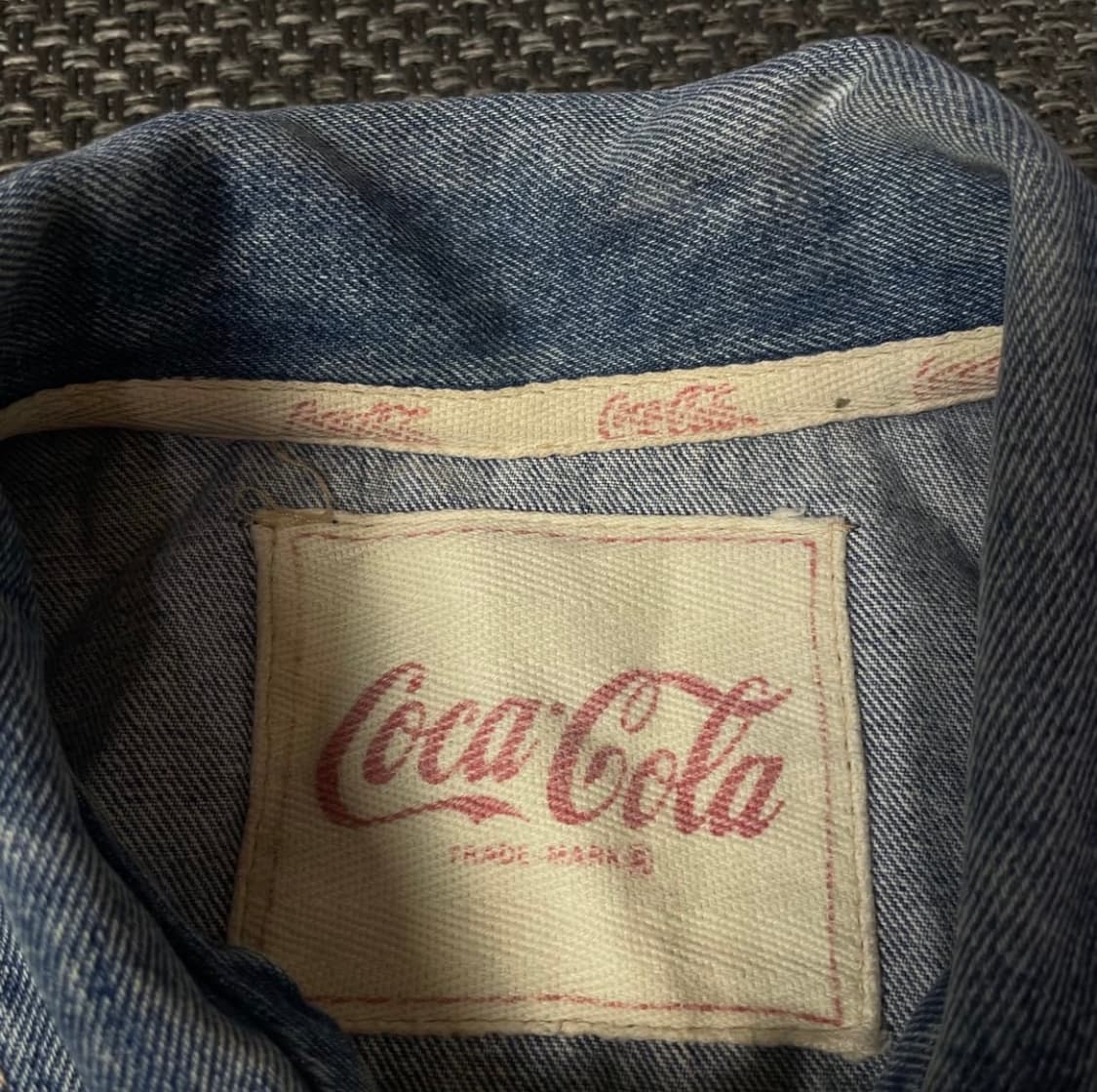 코카콜라 빈티지 투포켓 데님자켓 상품이미지4