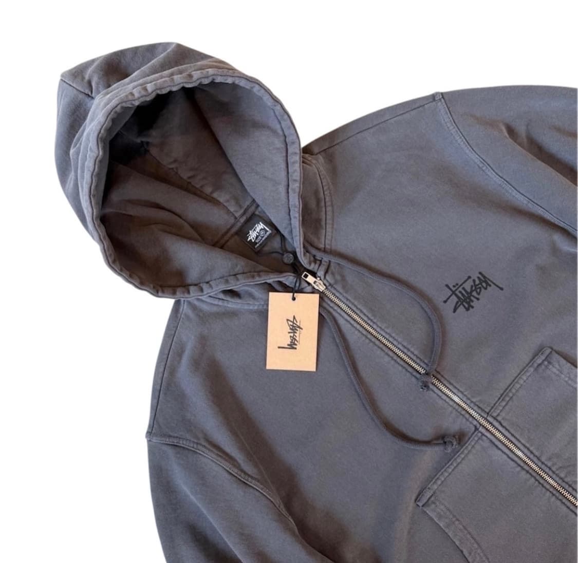 스투시 피그먼트 후드집업 m 상품이미지1