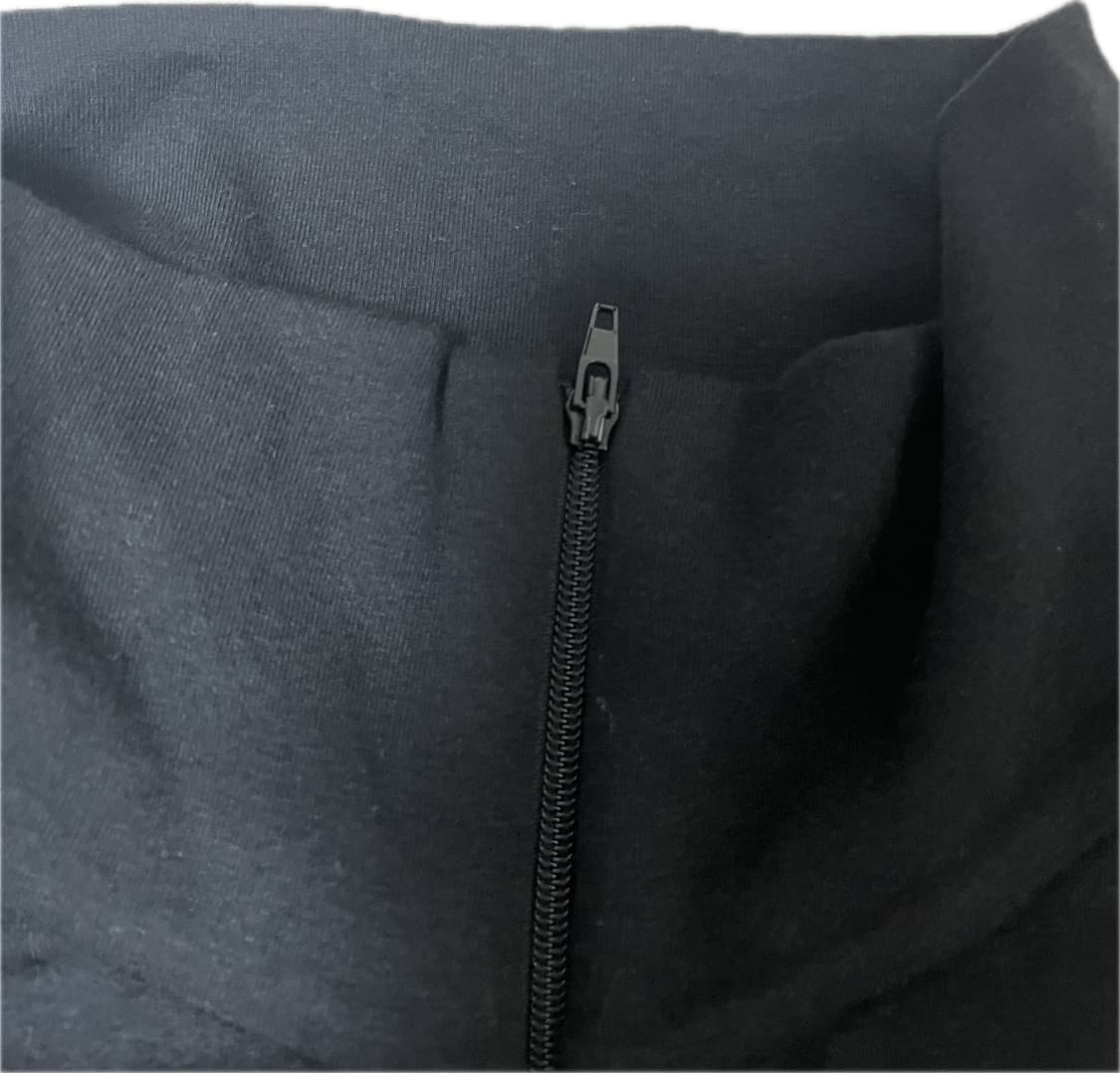 머듈 넥 집업 블랙 4 상품이미지3