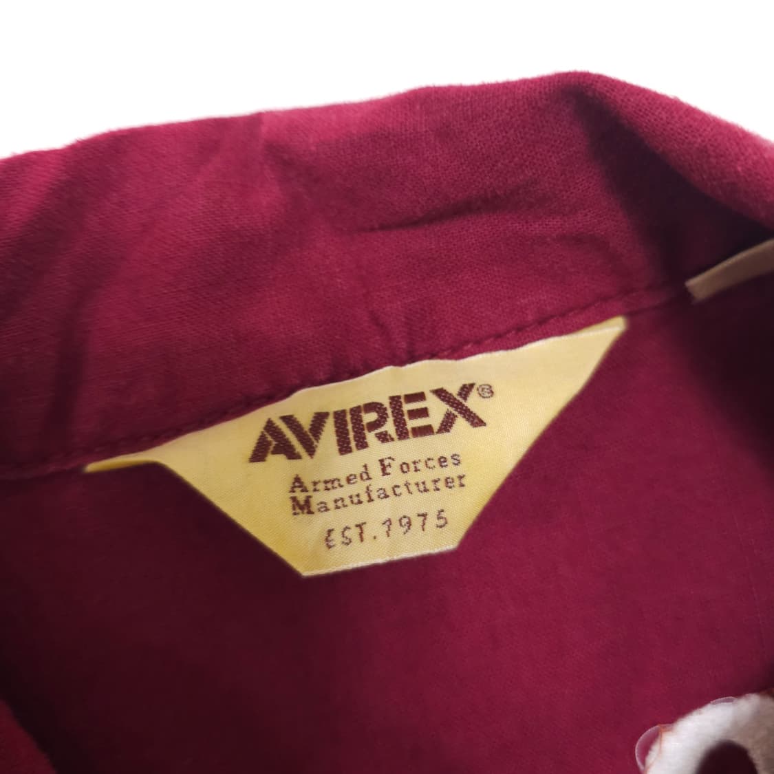 아비렉스 미해군 린넨 셔츠 상품이미지3