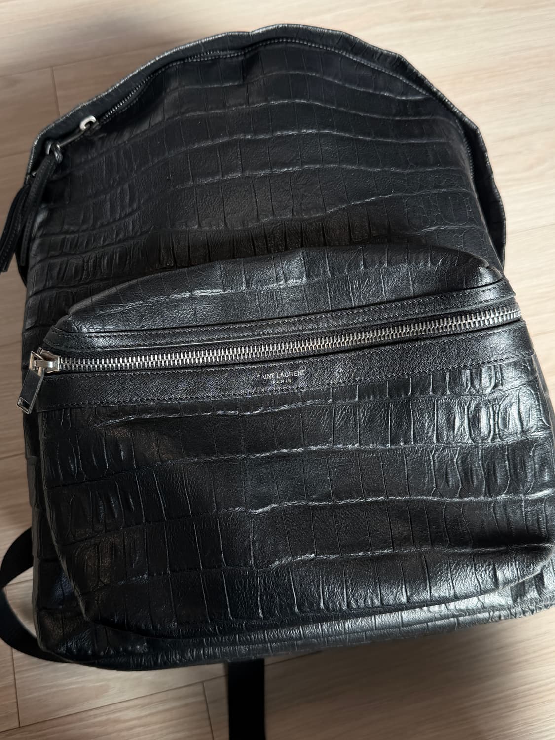 생로랑 크로커다일 백팩 상품이미지4