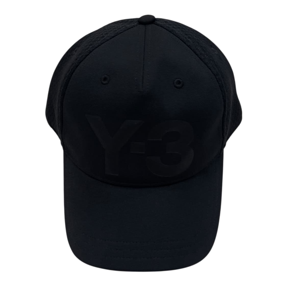 Y3 X 아디다스 트러커 로고 메쉬캡 모자 올검 블랙 상품이미지1