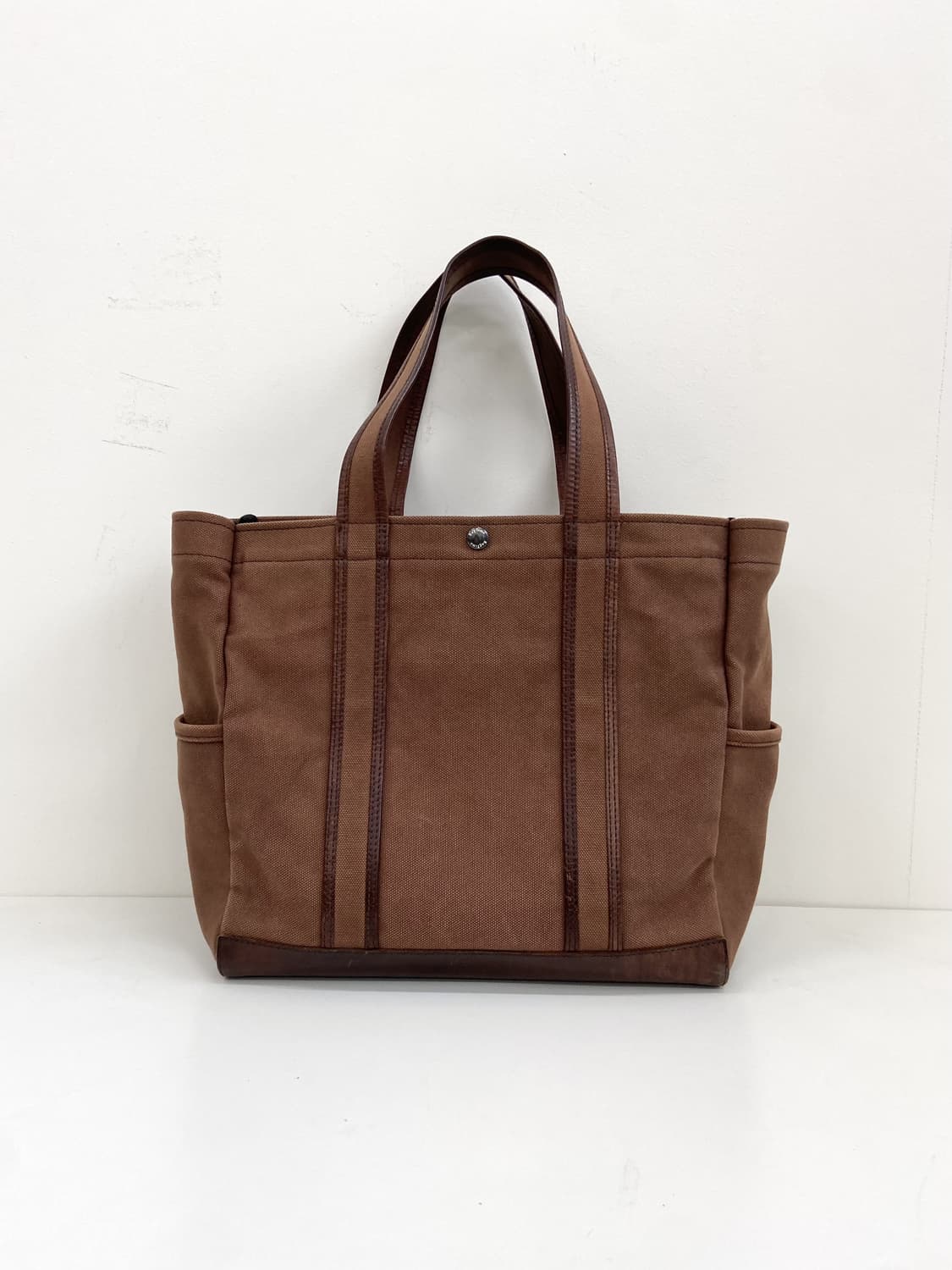 Rug Time Canvas/ Leather Tote Bag 상품이미지2