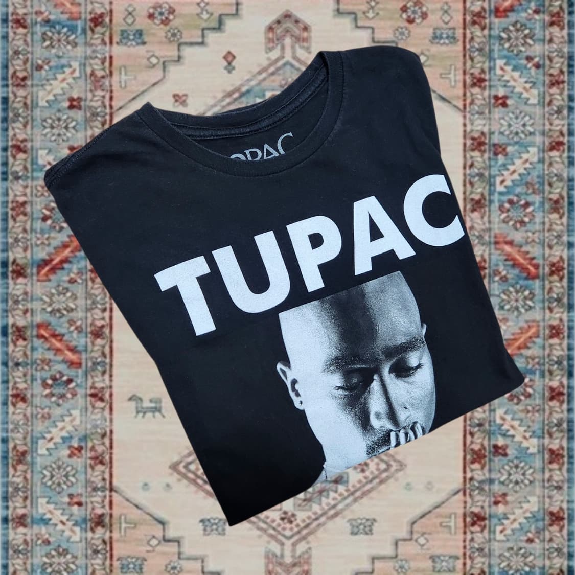 2PAC trust nobody 그래픽 빈티지 티셔츠 (S) 상품이미지3