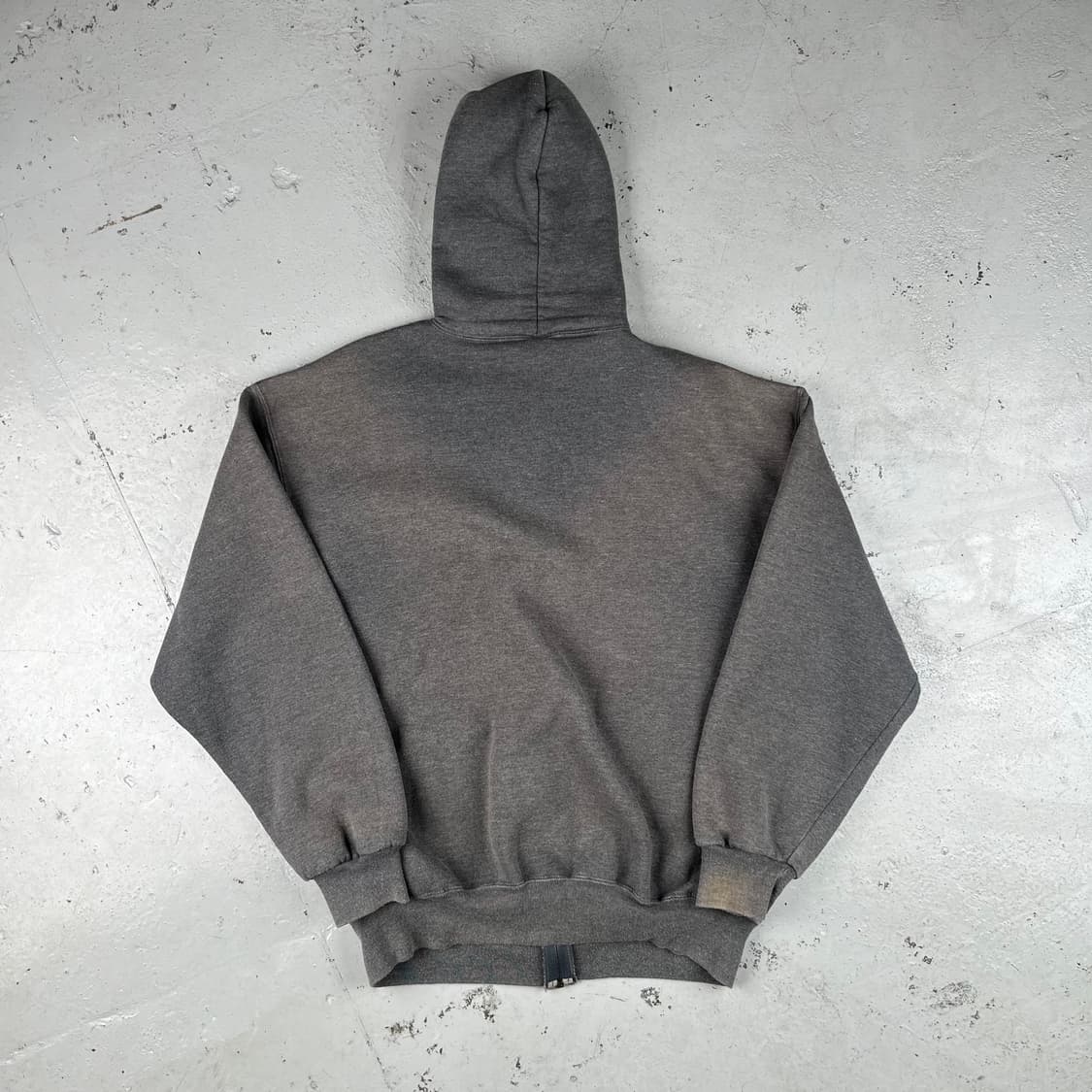 빈티지 러셀 애슬래틱 후드집업 페이디드 그레이 상품이미지2