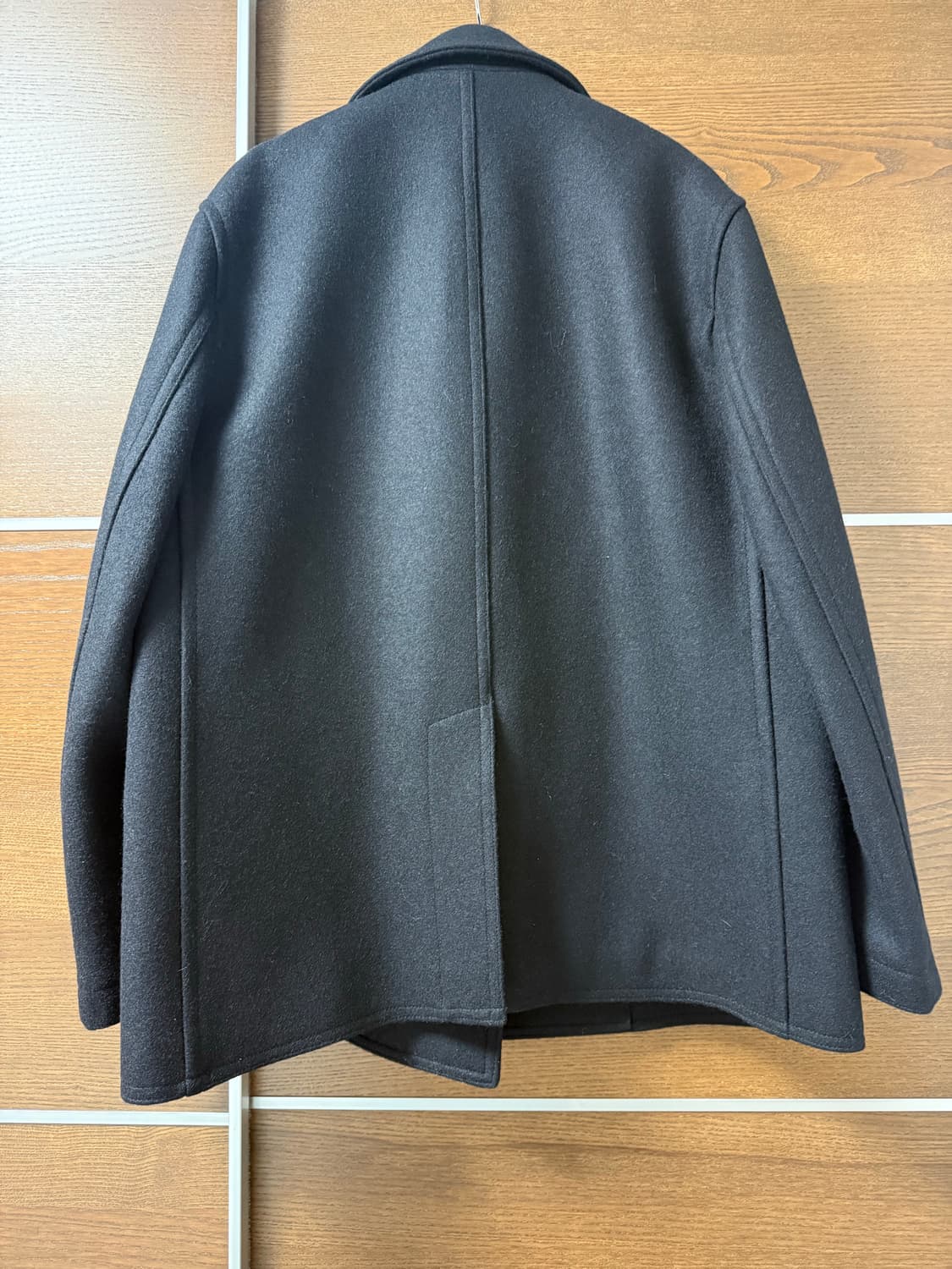 [단순착용/신품급] 포터리 울 피코트 블랙 1사이즈 상품이미지2