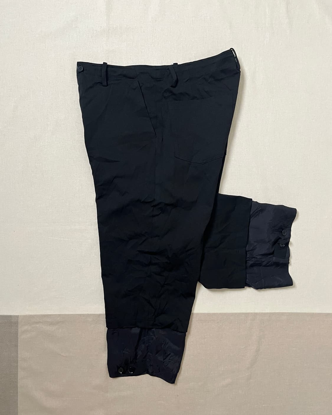 요지야마모토 레이어드 링클 팬츠 Y’s yohji yamamoto 상품이미지5
