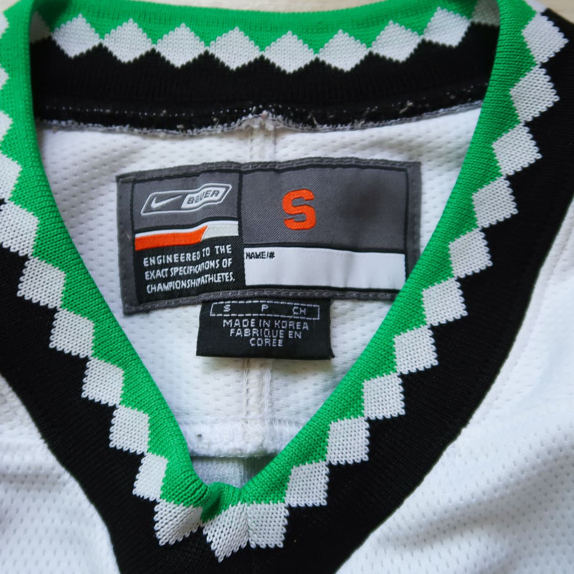 빈티지 나이키 바우어 Sioux 아이스 하키 져지 상품이미지3