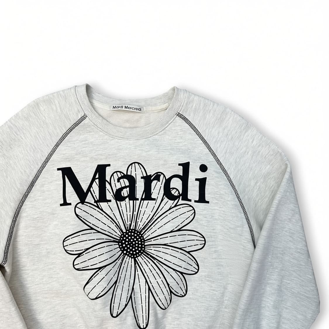 마르디메크르디 크롭 맨투맨 상품이미지2