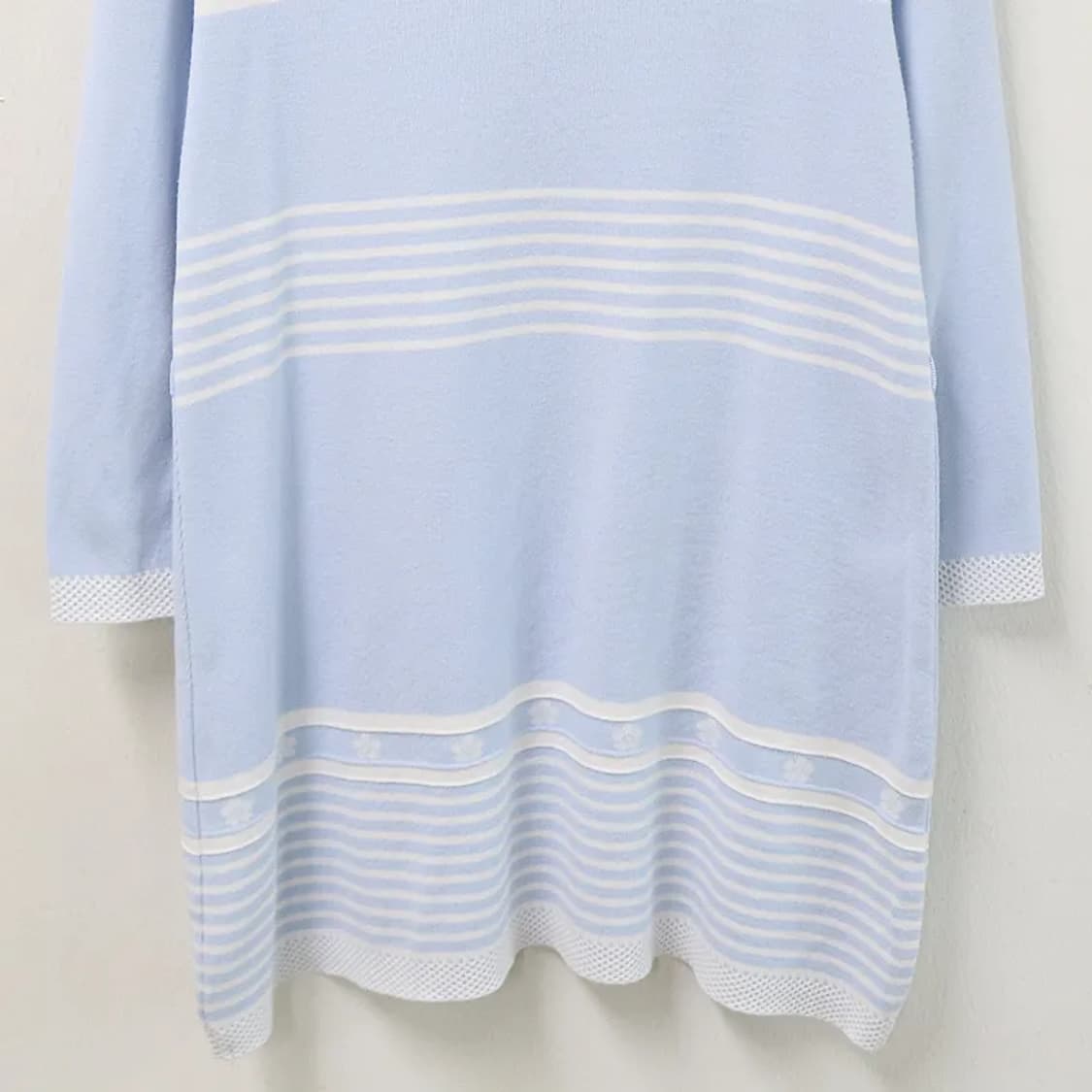 꾸레쥬 스트라이프 롱 니트 66194 상품이미지8