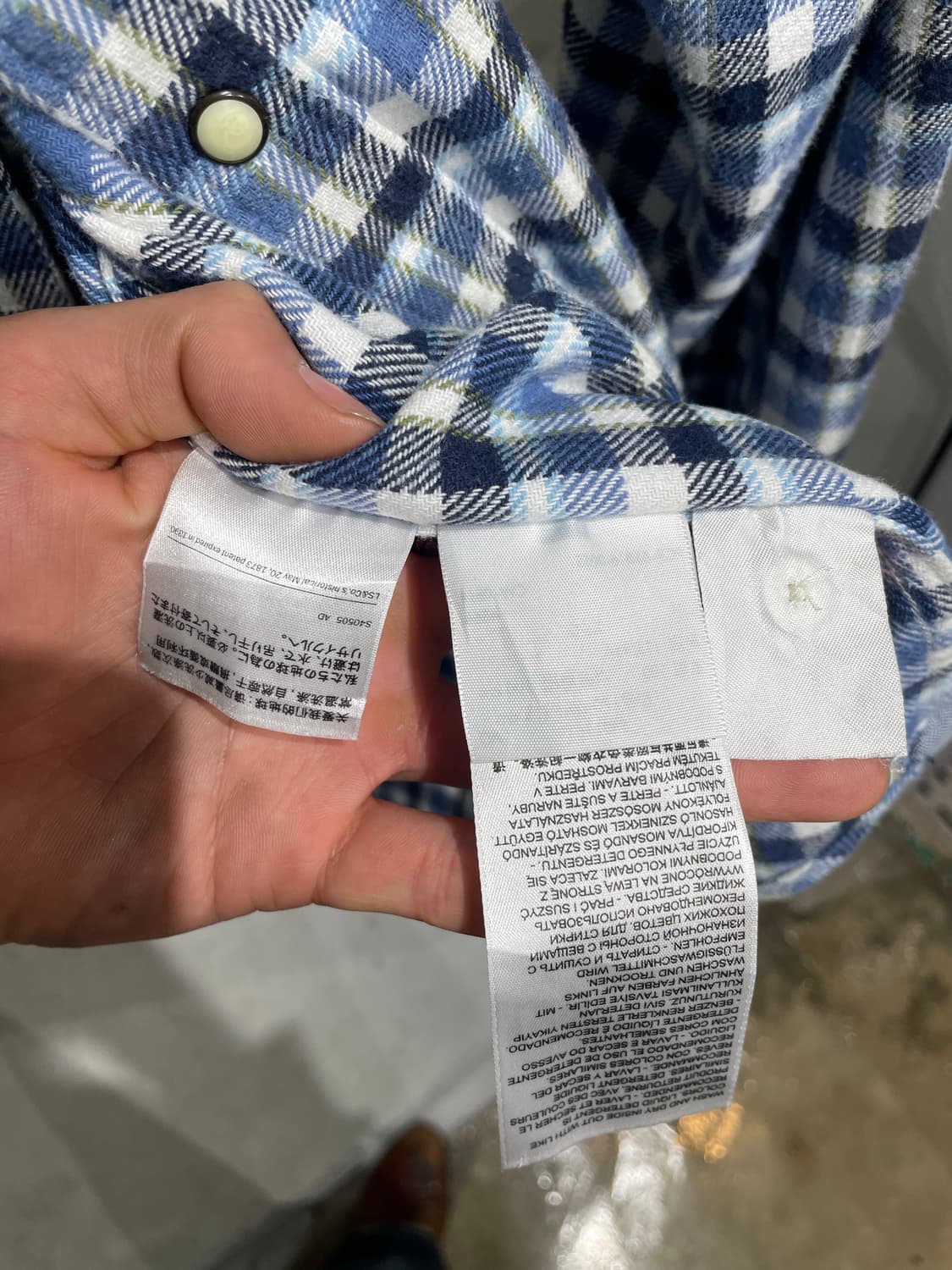 리바이스 체크 웨스턴셔츠 상품이미지8