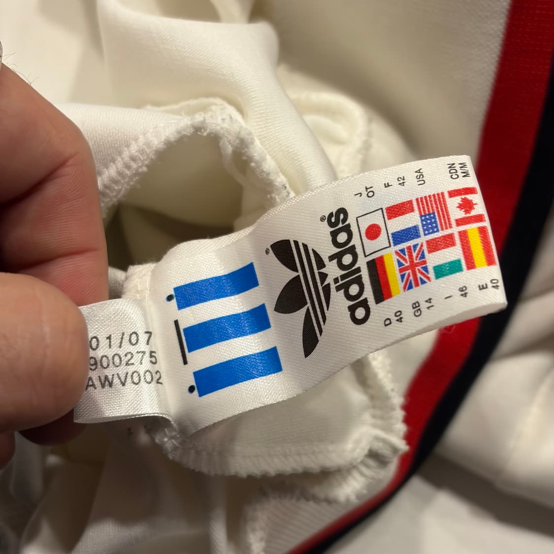 [L] 07s 아디다스 AC밀란 트랙탑 화이트 져지 B721 상품이미지8