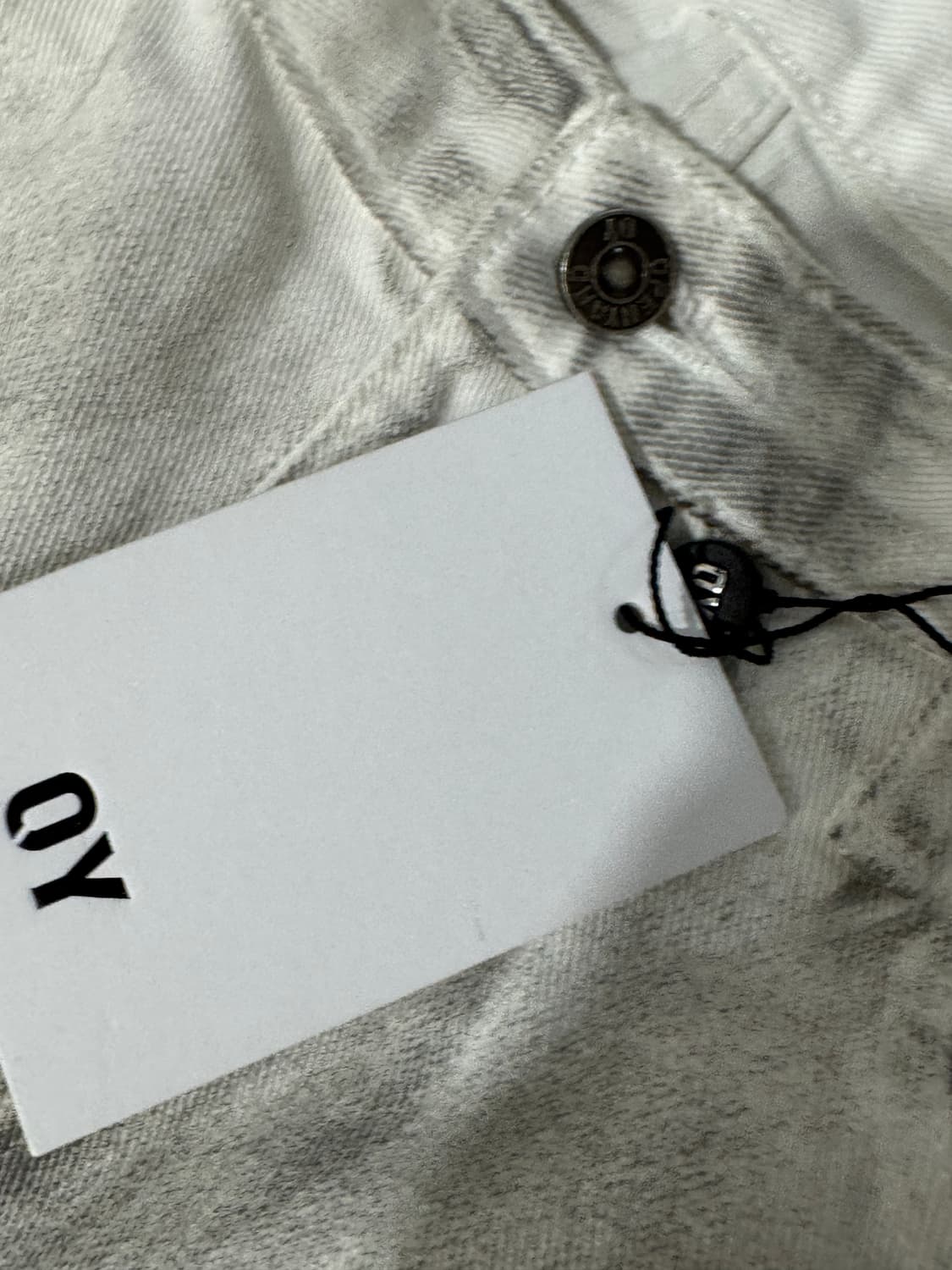 오와이 로우햄 스티치 볼륨 와이드 데님팬츠 M  상품이미지9