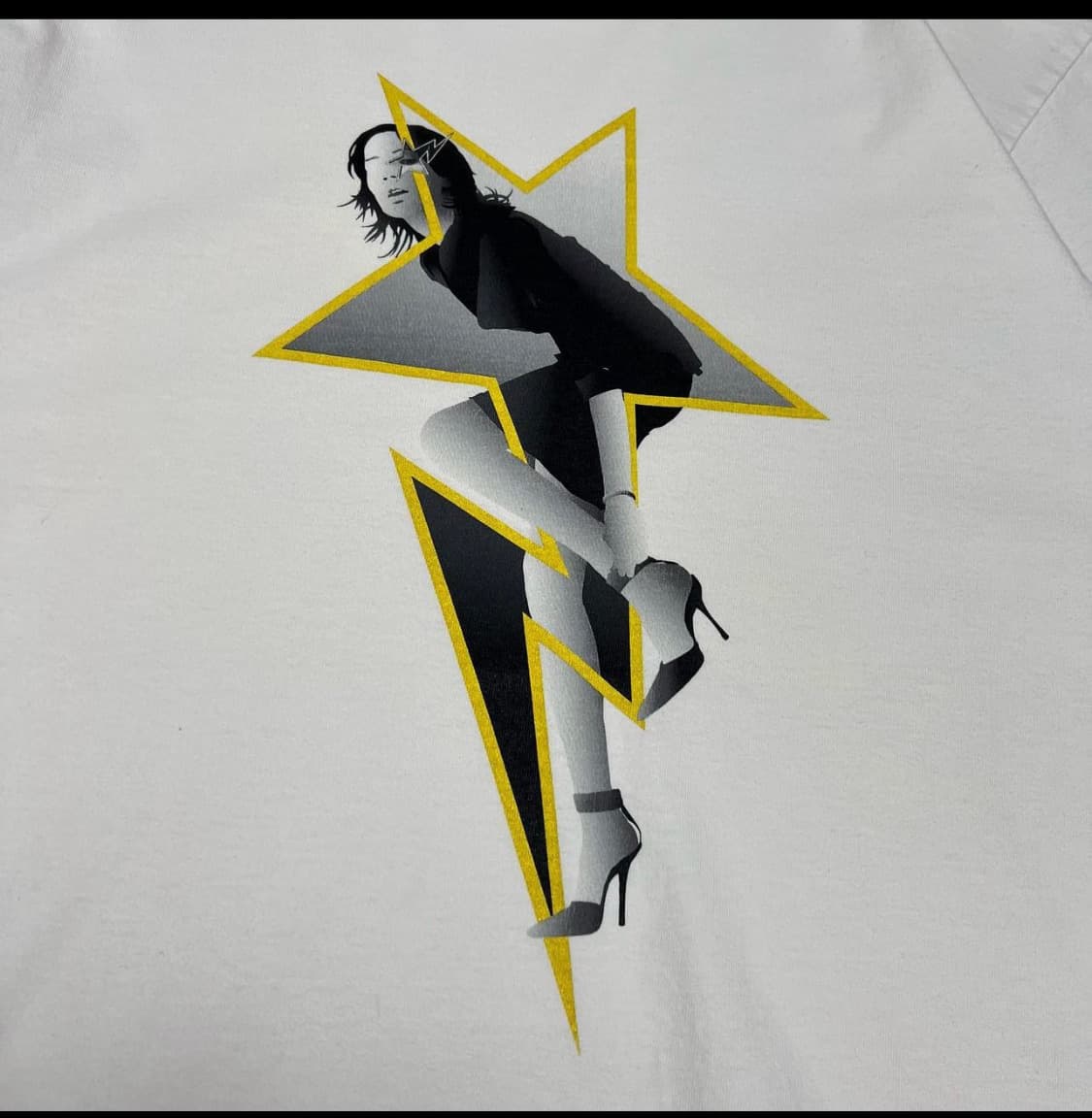 Bape 베이프스타 프린팅 반팔티(L) 상품이미지3