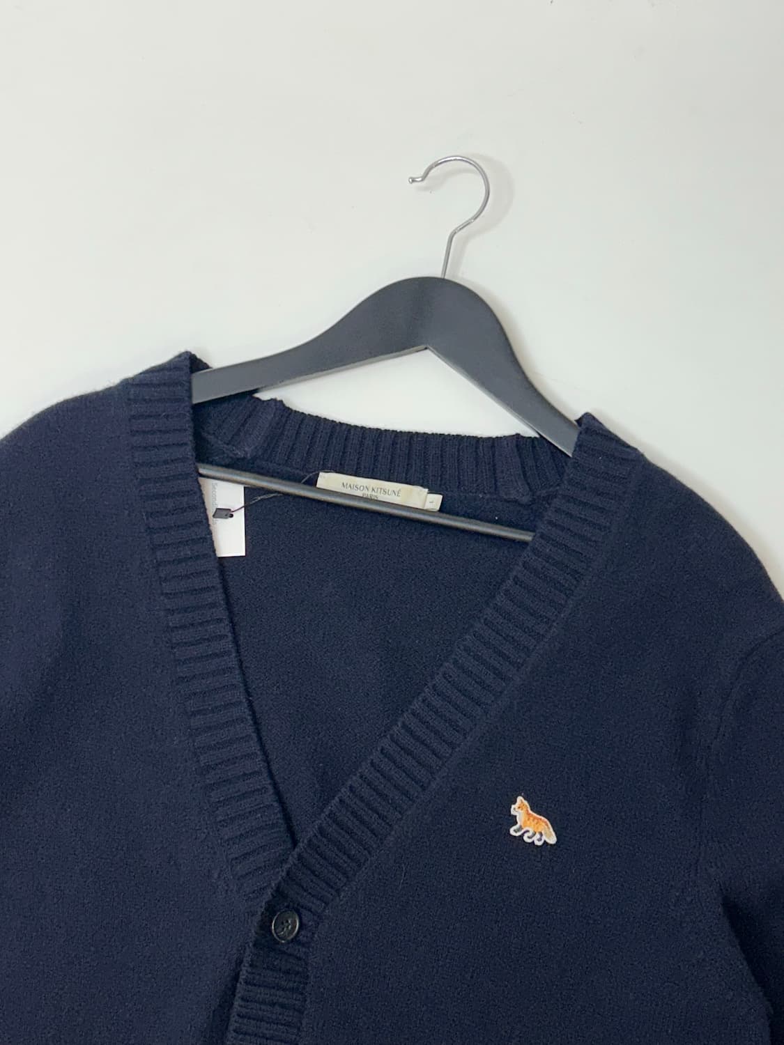 Maison Kitsune 메종키츠네 네이비 니트 가디건 상품이미지1