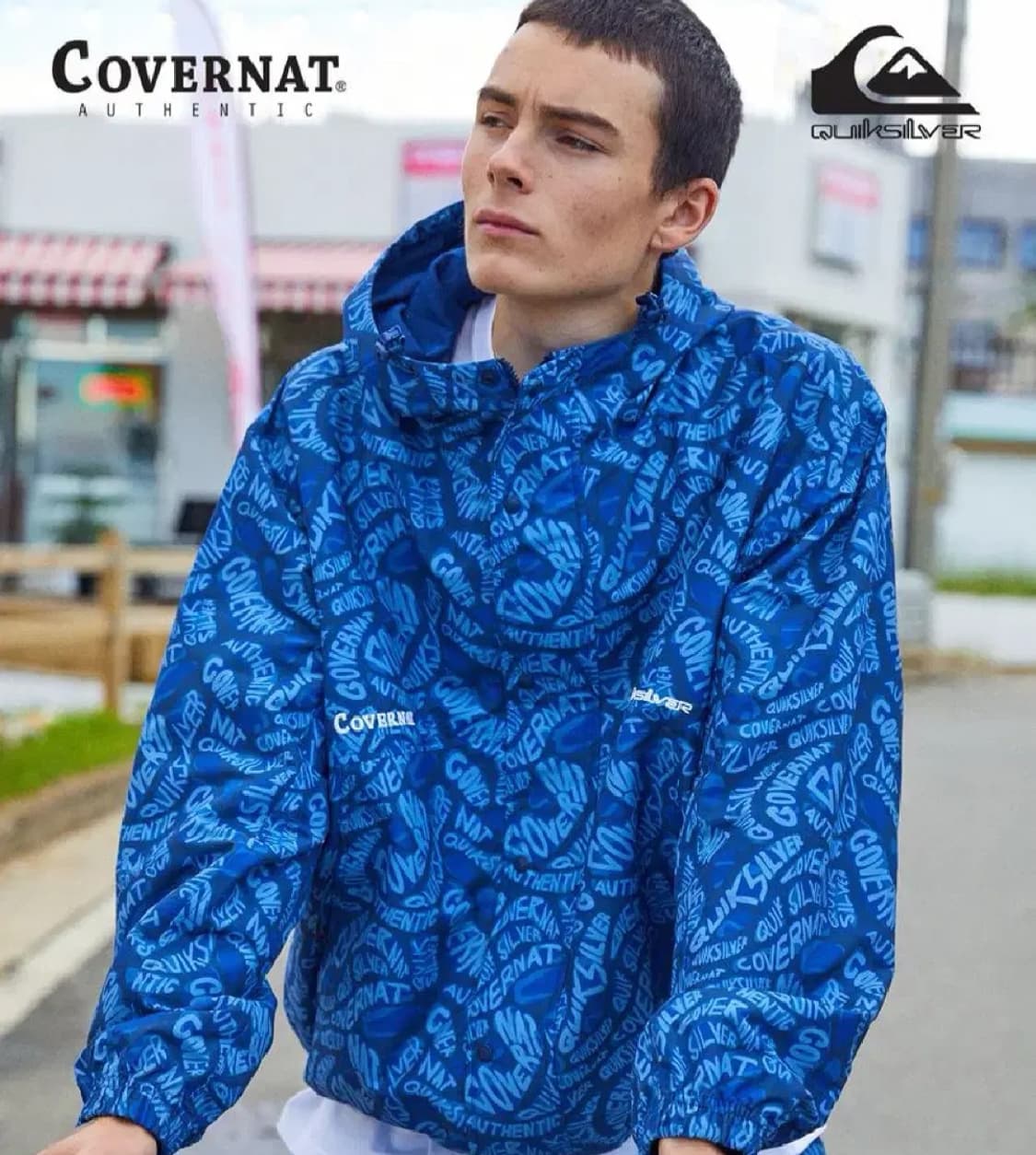 💥(새상품) 커버낫 X 퀵실버 윈드브레이커 자켓(XL)  상품이미지10