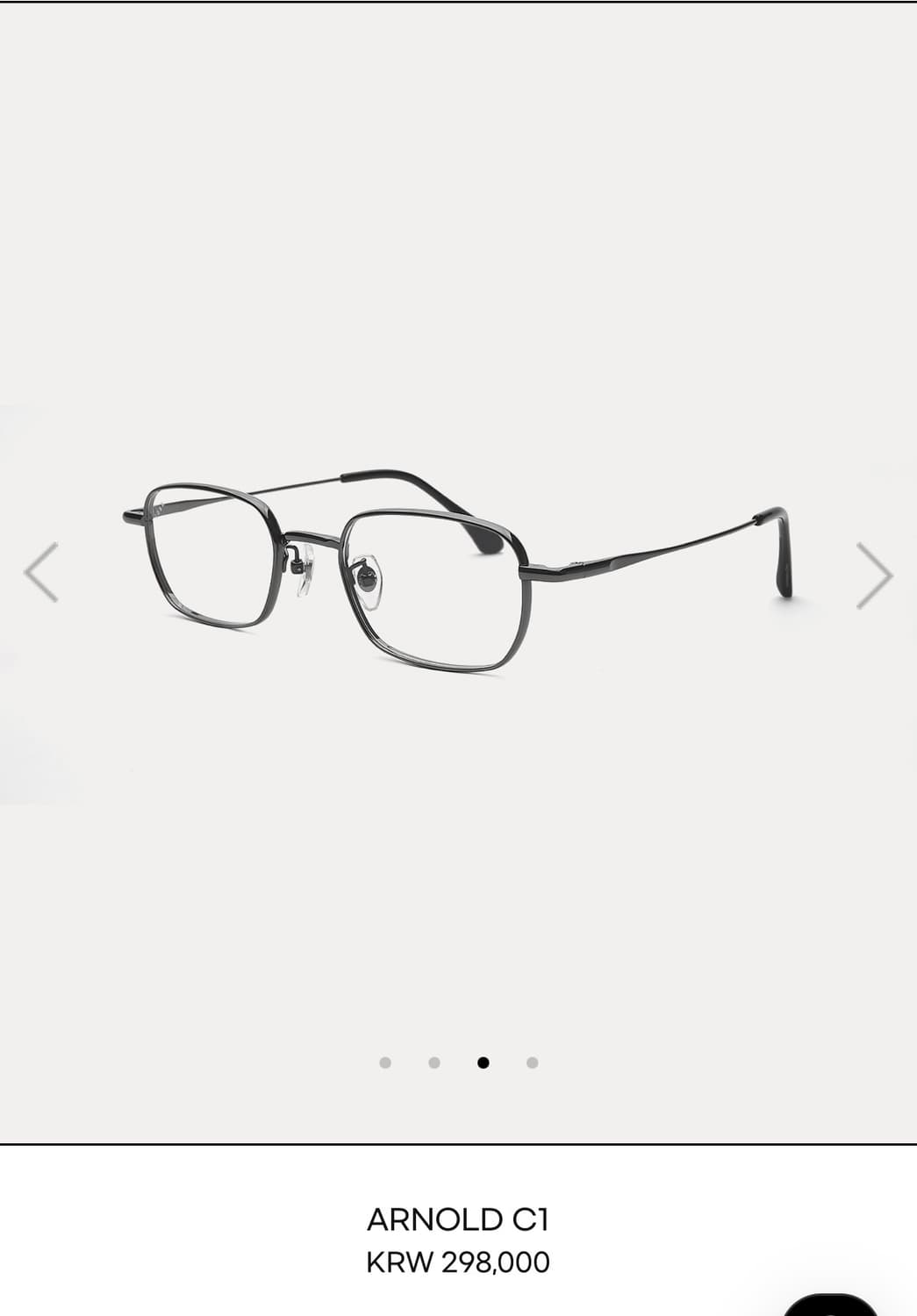 래쉬안경lash 아놀드arnold c1 티타늄 메탈테 상품이미지2