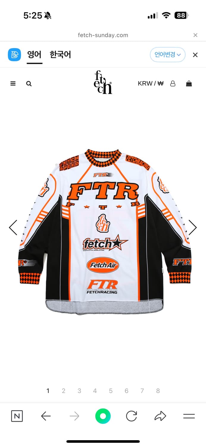 FETCH  L/S FTR T-SHIRT BLACK 상품이미지1