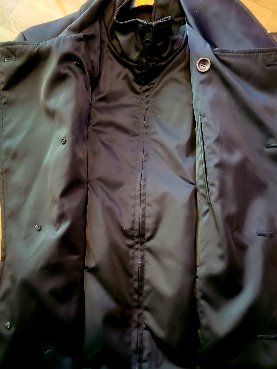 [미사용 택달린 새상품] HOMBRUNO 내피 탈부착 겨울코트 상품이미지4