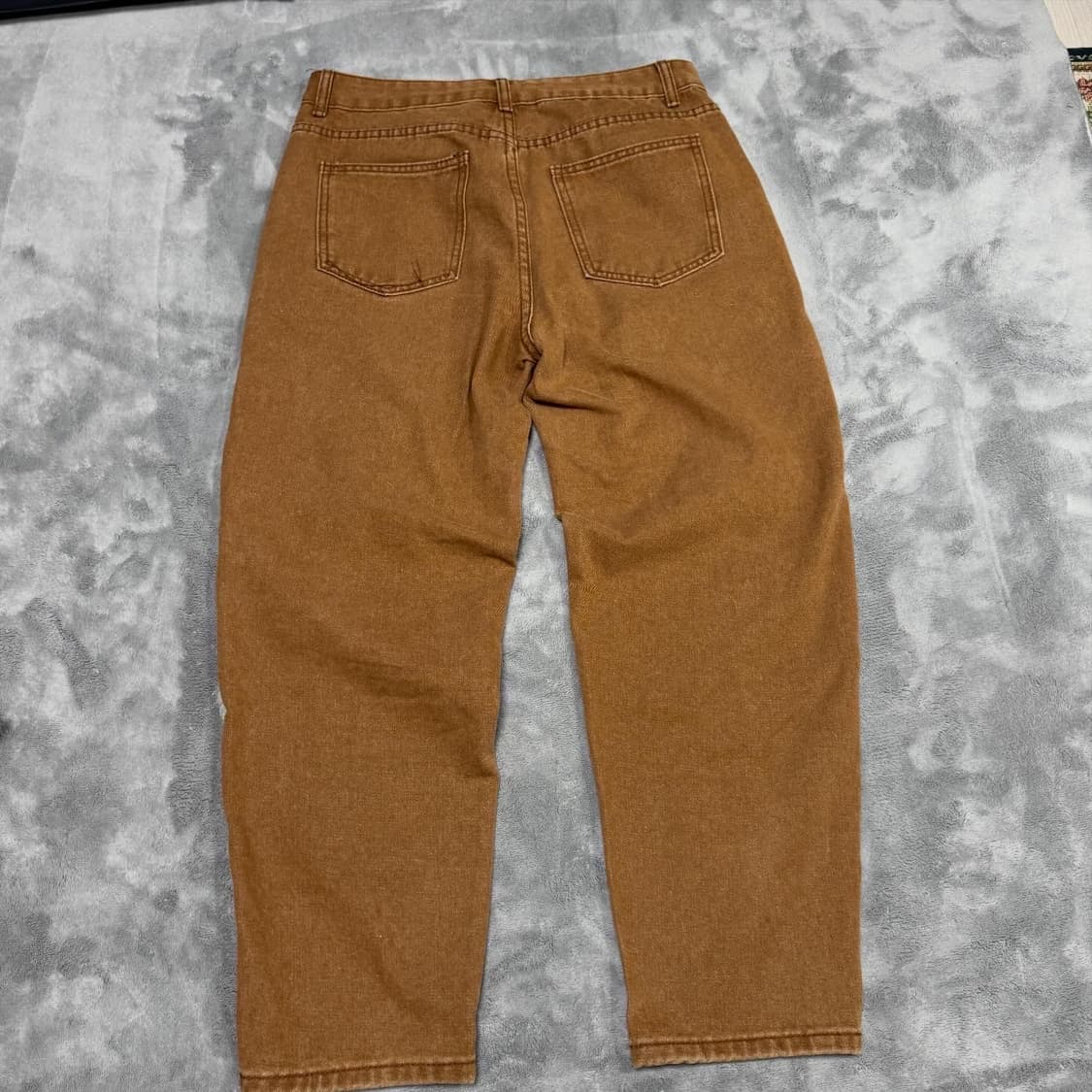 브라운 코튼 카고팬츠 상품이미지2