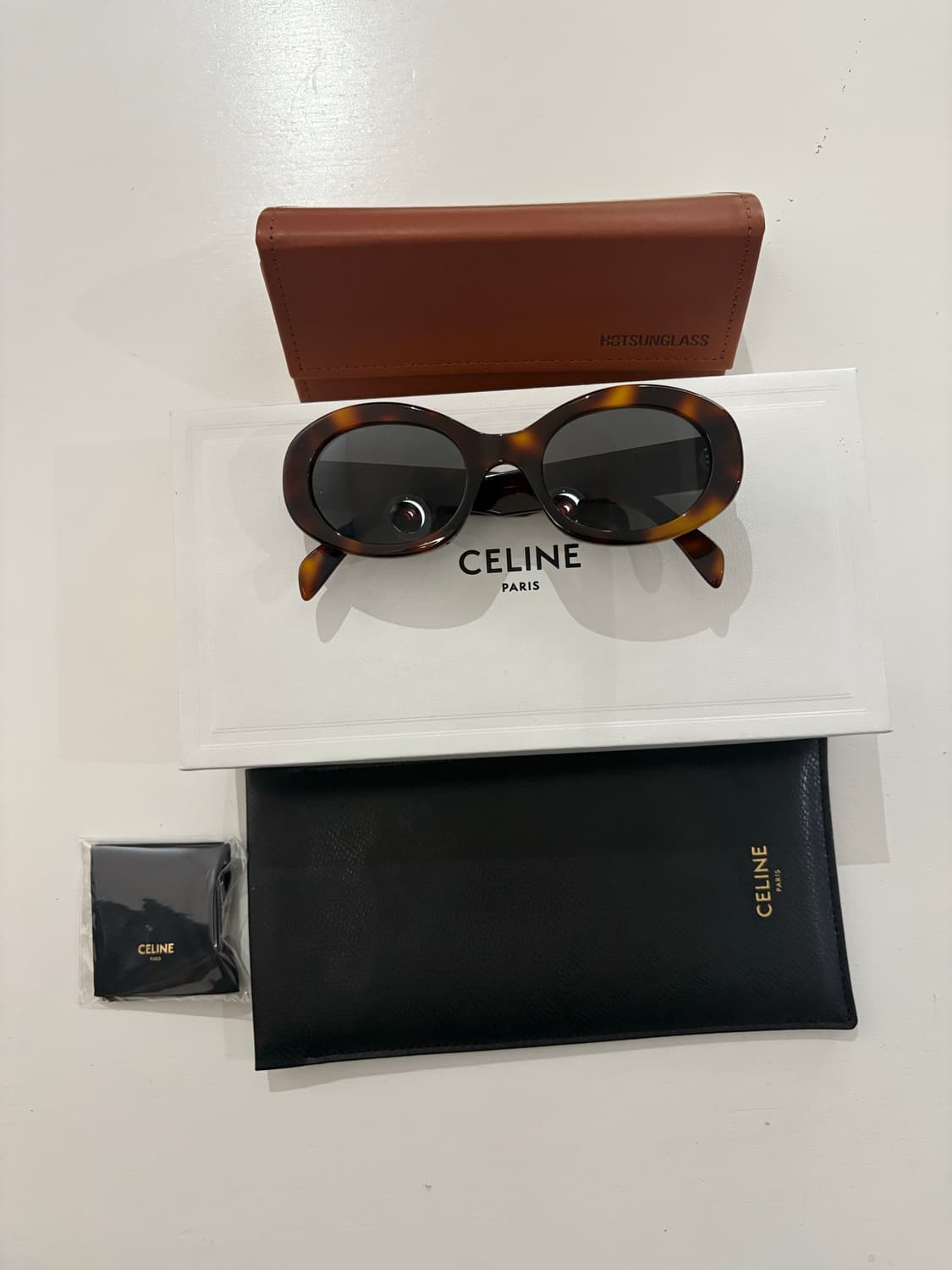 TTF💚셀린느 CL40194U 호피 선글라스 상품이미지3