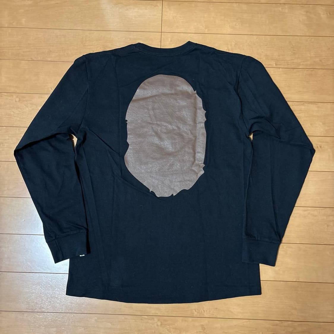 베이프 빅 에이프 헤드 롱슬리브 티셔츠 블랙 상품이미지3