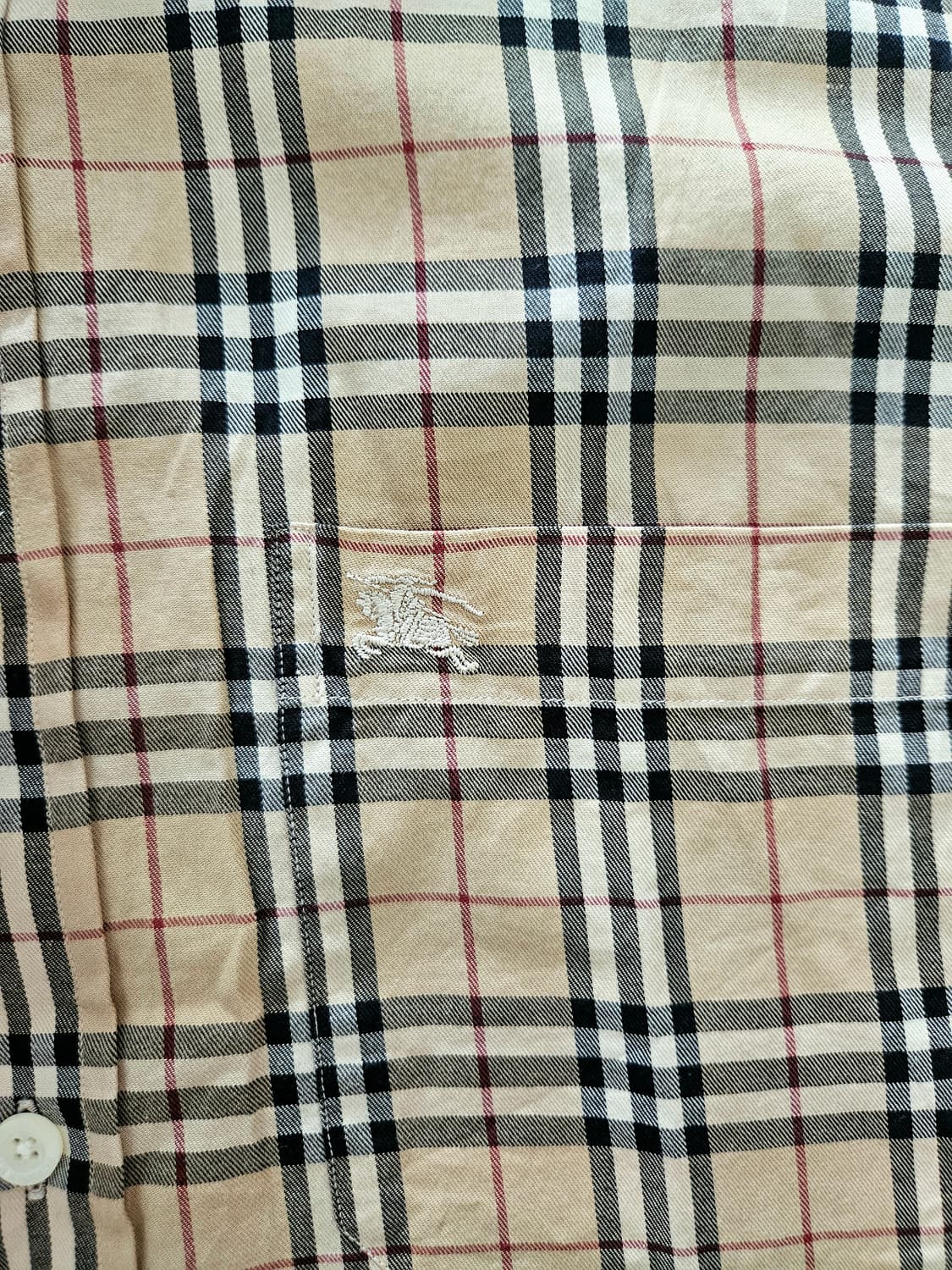 [L] 버버리 런던 노바체크 반팔 셔츠  상품이미지3