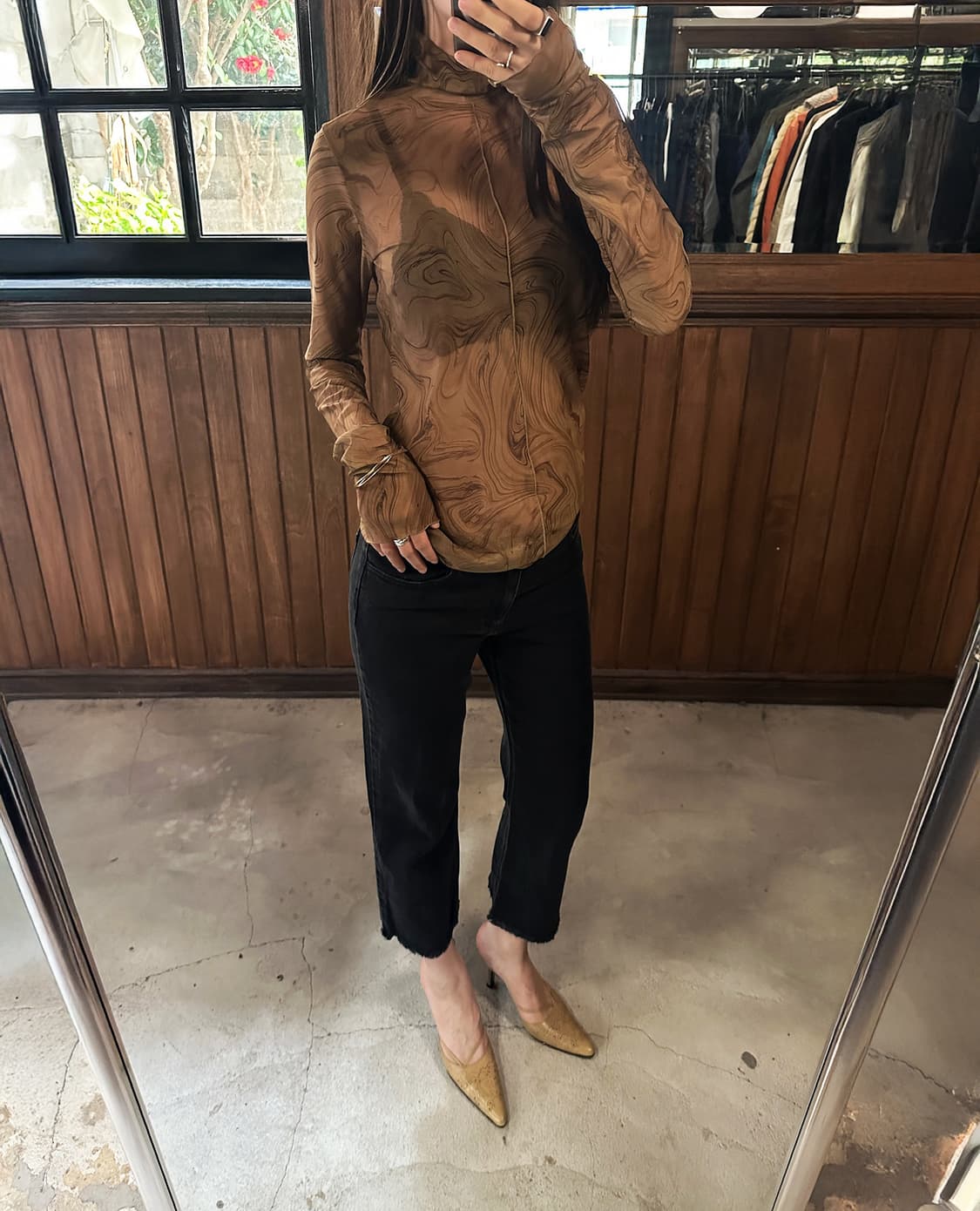 GUCCI cropped denim pants 상품이미지4