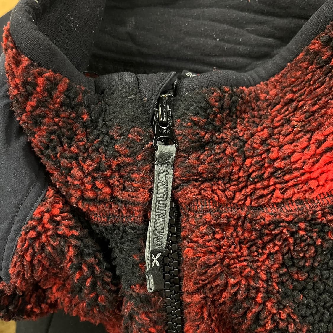 [정품/M] 몬츄라 체크 후리스 플리스 자켓 b14 상품이미지8