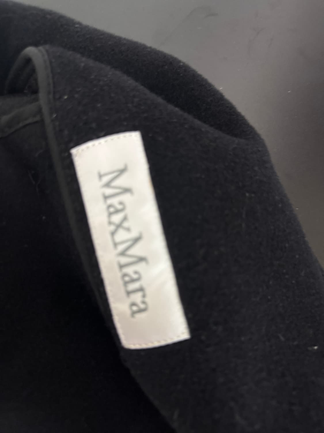 여성 막스마라 Maxmara 옆 라인 절개 노버튼 코트 아카이브 상품이미지3