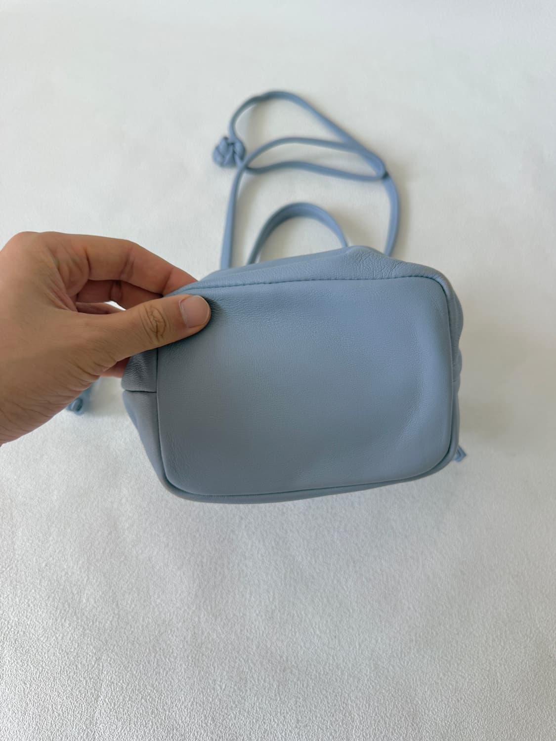 Pre owned 레더 복조리백 상품이미지4