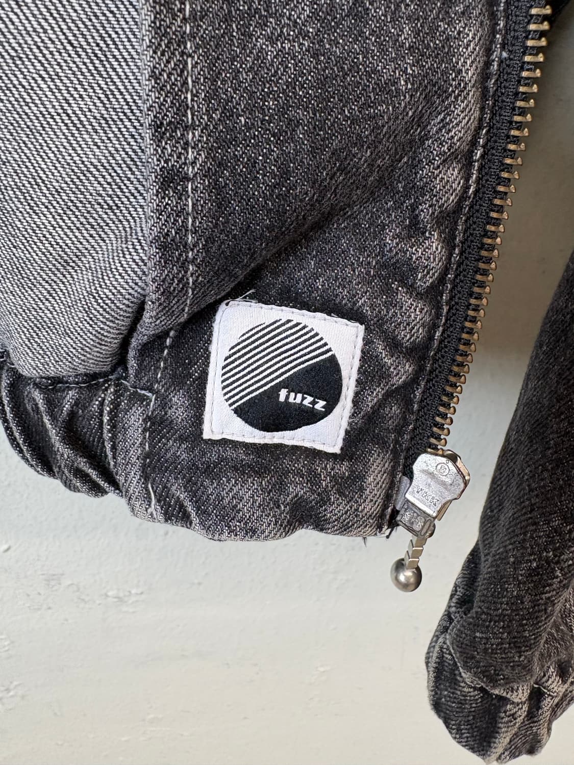FUZZ 퍼즈 워시드 데님 블루종 자켓 상품이미지7