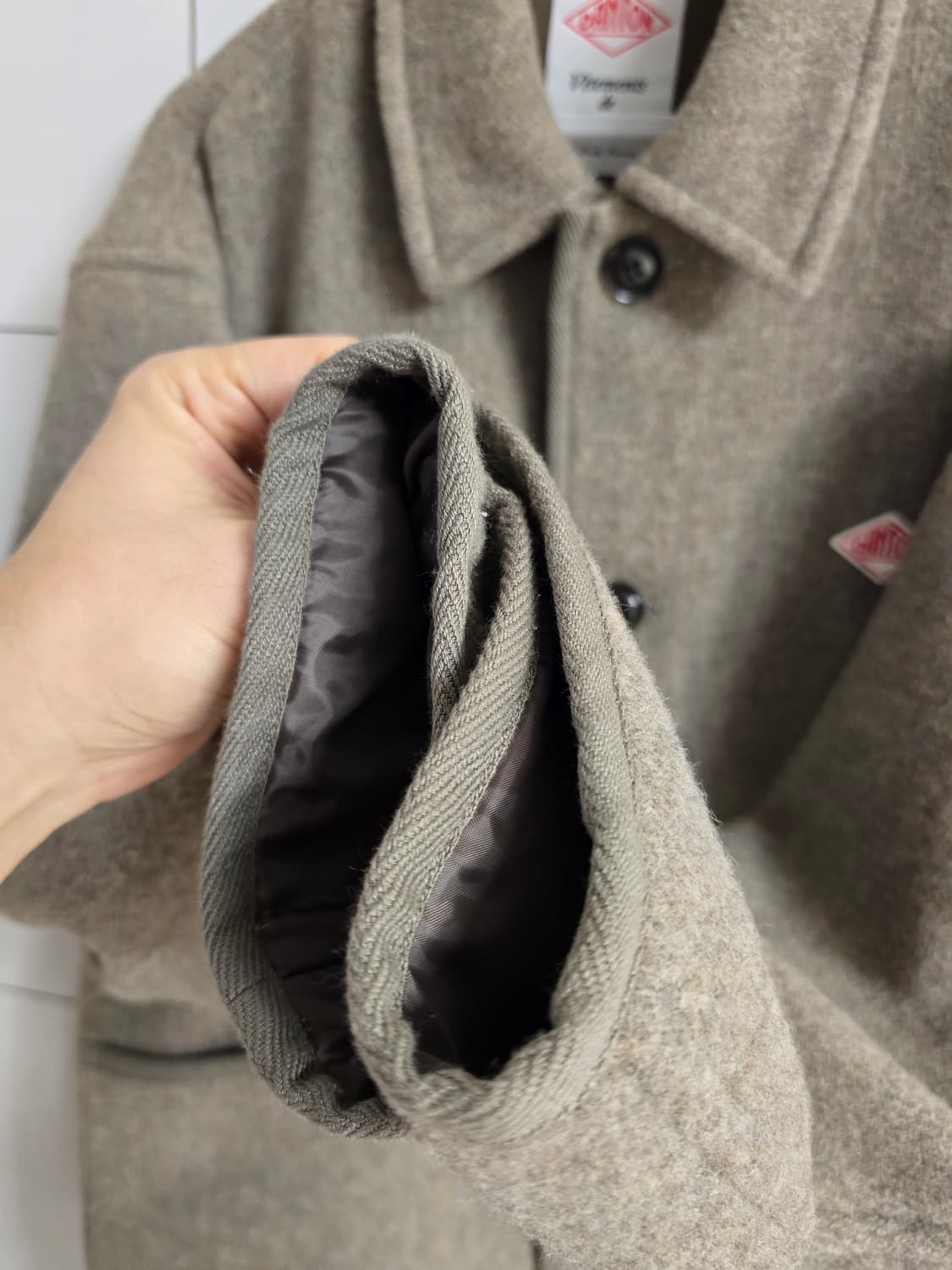 단톤 울 라이트 파일 커버올 자켓 (42) 상품이미지3