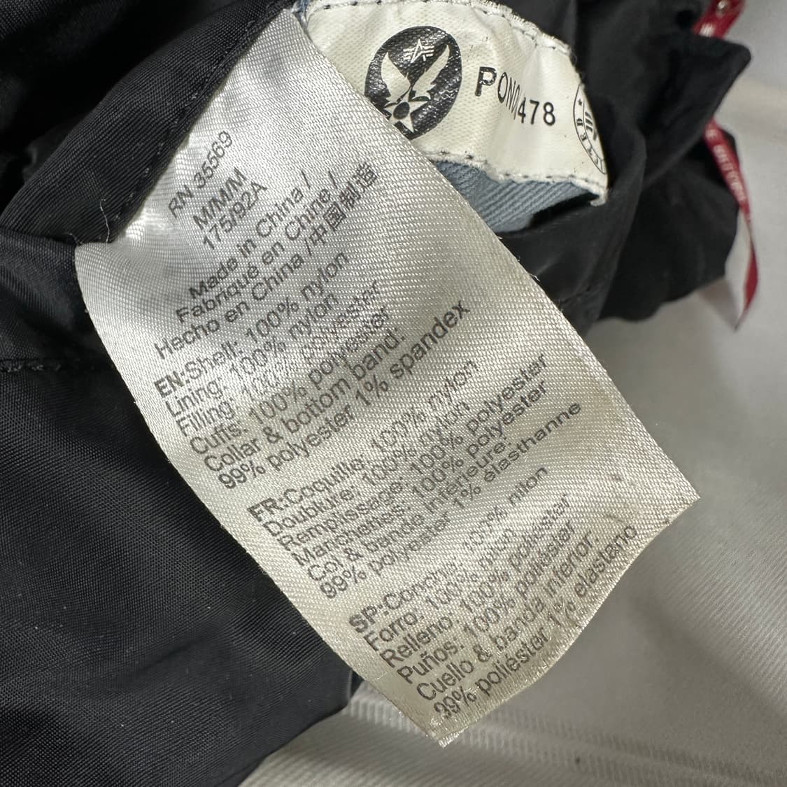 알파인더스트리 ma-1 자켓 상품이미지4