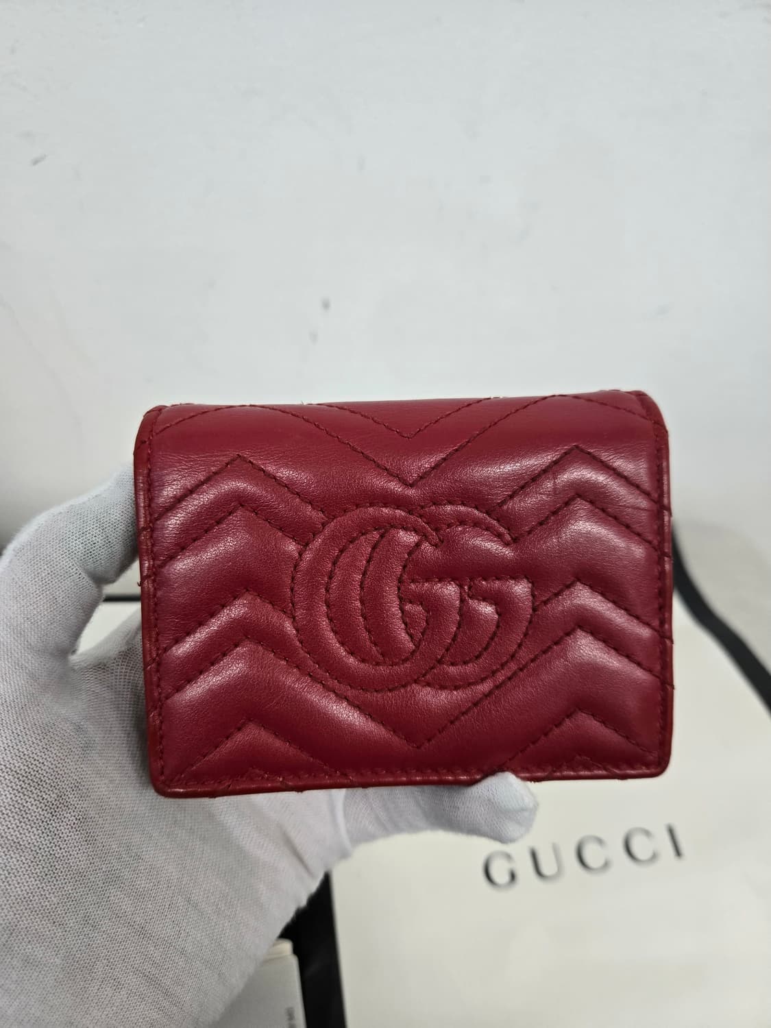 [보증서 정품] 구찌 마몬트 반지갑 상품이미지5