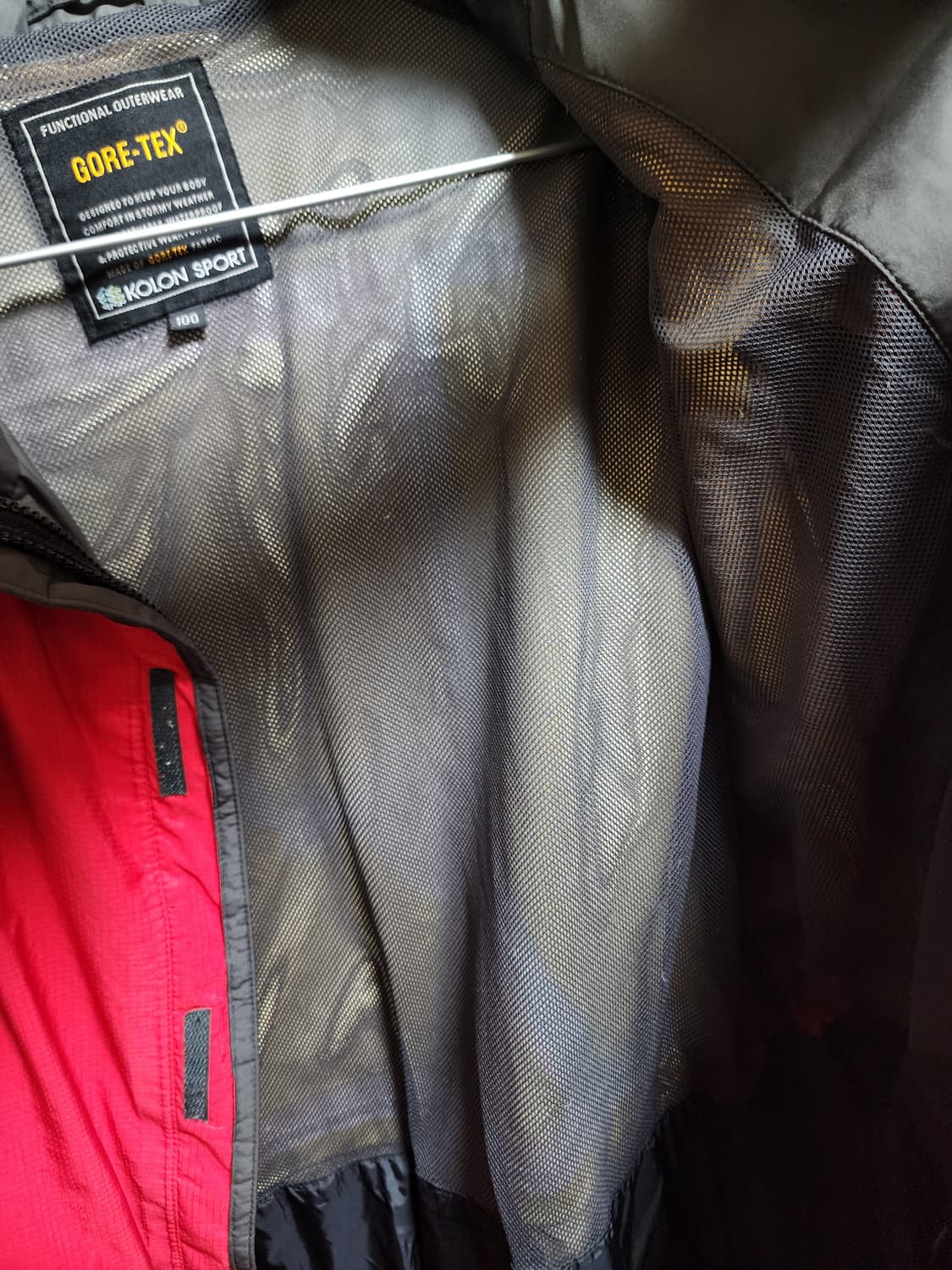 코오롱 바람막이 고어텍스 자켓 L 100(남) 상품이미지5