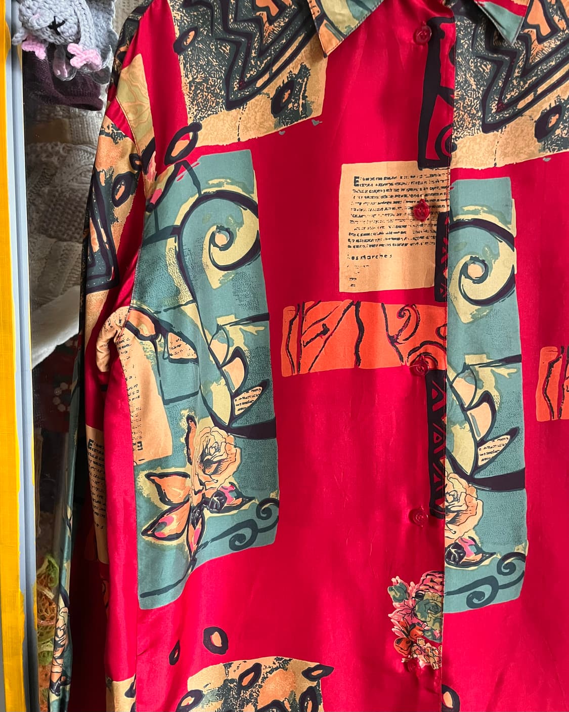 1980-90s Japanese Vintage Slik Shirt 상품이미지5