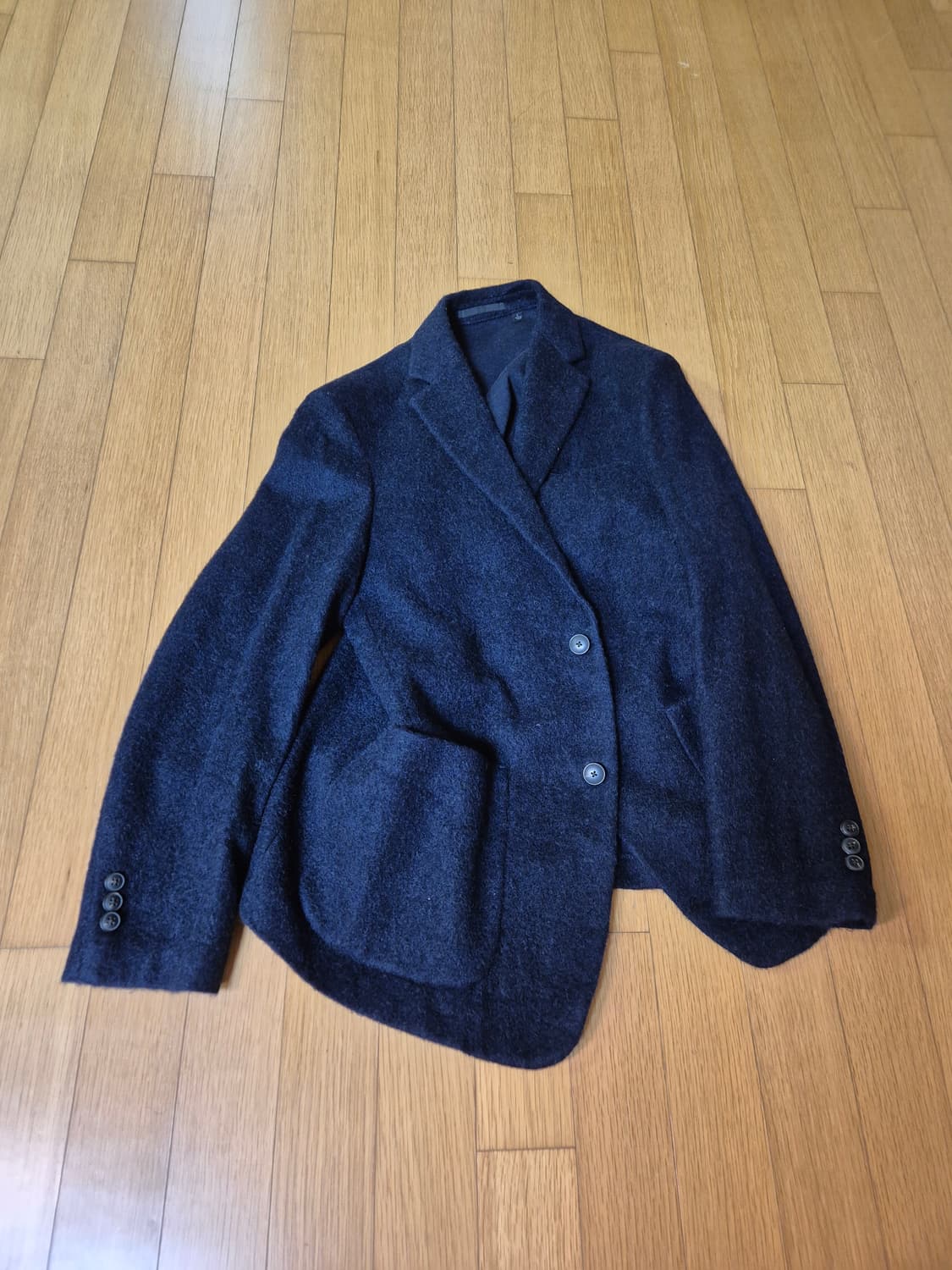 유니클로 울 네이비 자켓 상품이미지2
