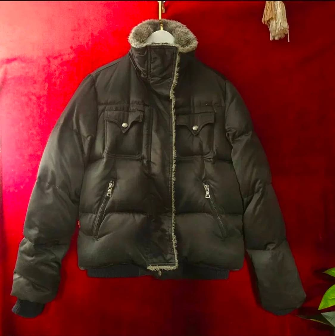 리바이스(Levis) 올드스쿨 카라넥 퍼 오리털 점퍼 90 상품이미지2