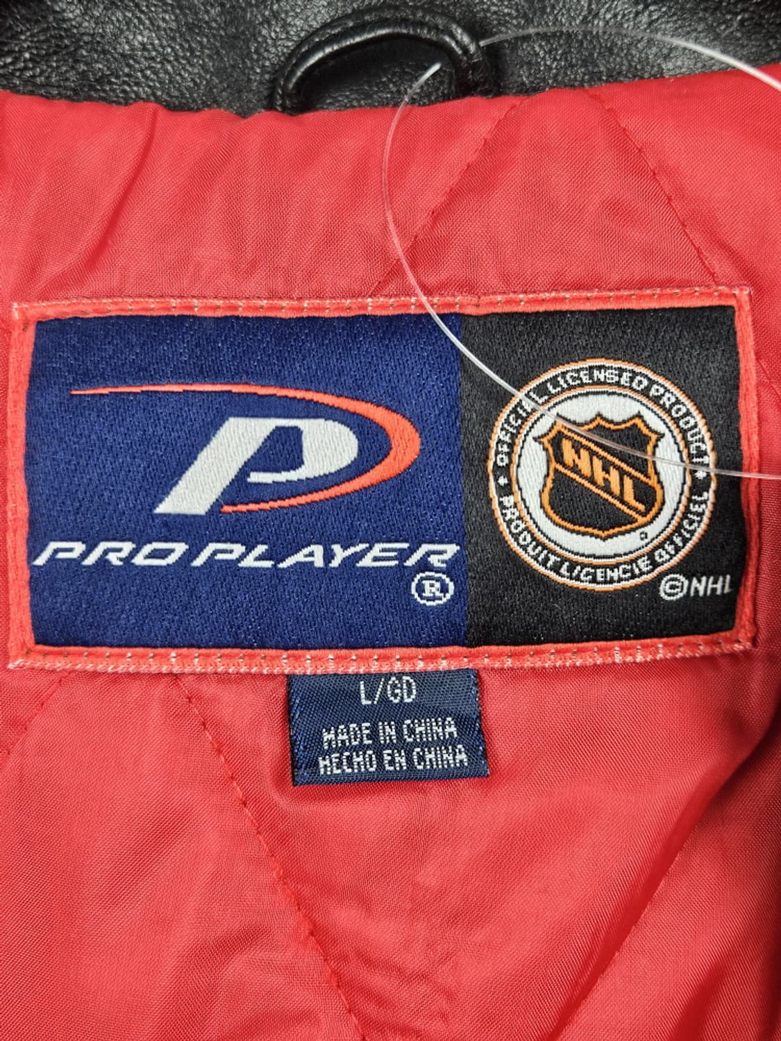 프로플레이어 NHL 뉴저지 데블스 레더 봄버 자켓 ( L )/ 10187 상품이미지7