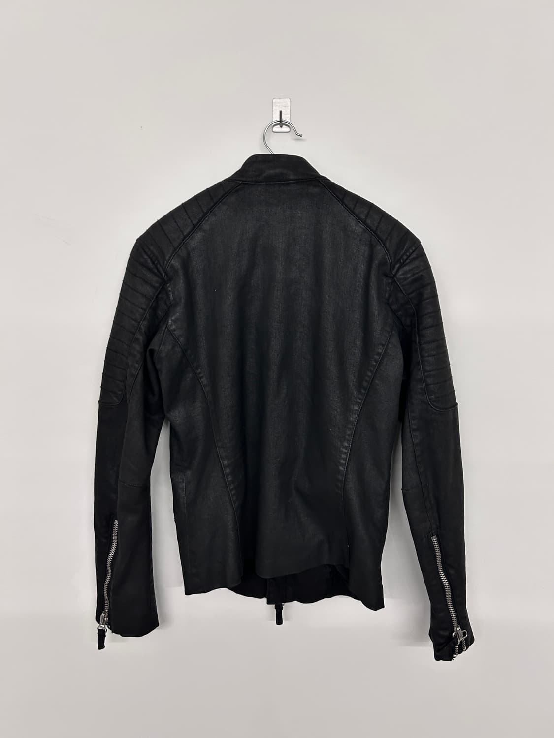 아르마니 코팅 코튼 바이커 자켓 상품이미지8