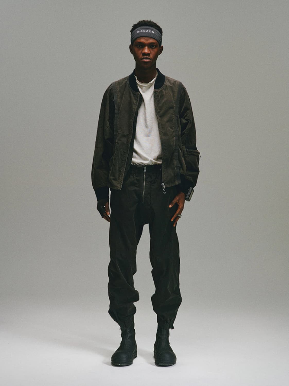 [XL] 햄커스 LPU 러스티 테크니션 익스펜더블 봄버 자켓 카본 블랙 상품이미지1