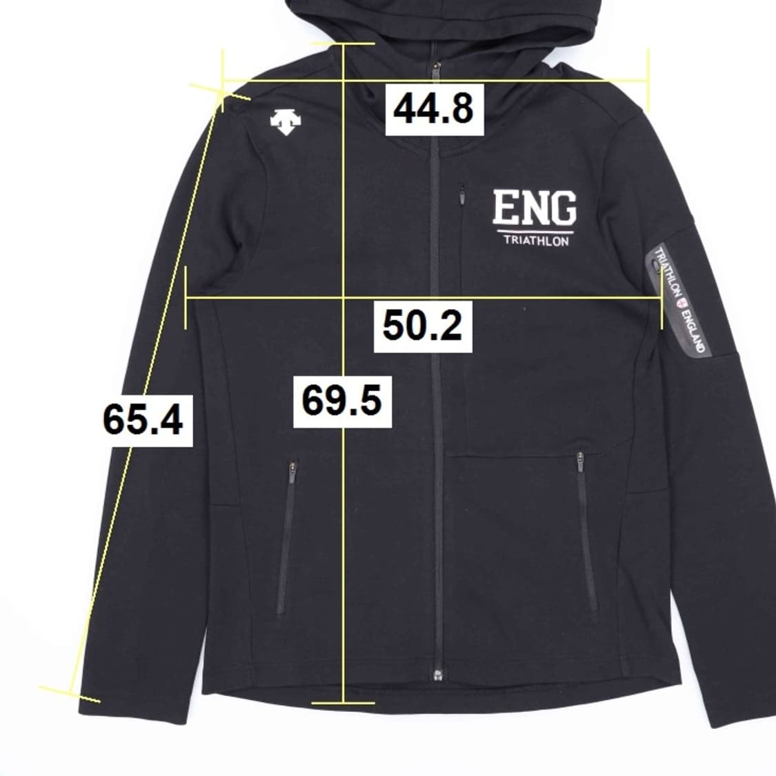[L] 데상트 잉글랜드 트라이애슬론팀 그래픽 후드집업 자켓 3941 상품이미지10
