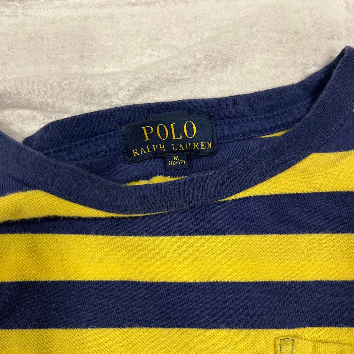 폴로 Ralph Lauren 키즈 스트라이프 반팔 티셔츠 M 10-12 상품이미지4