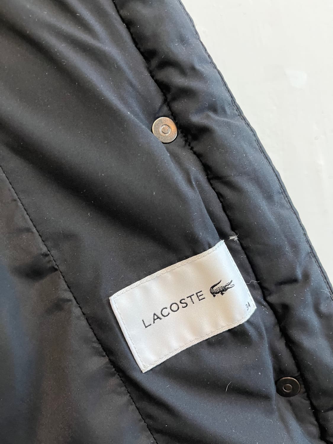 라코스테 구스다운 여성 패딩 블랙 90 상품이미지6