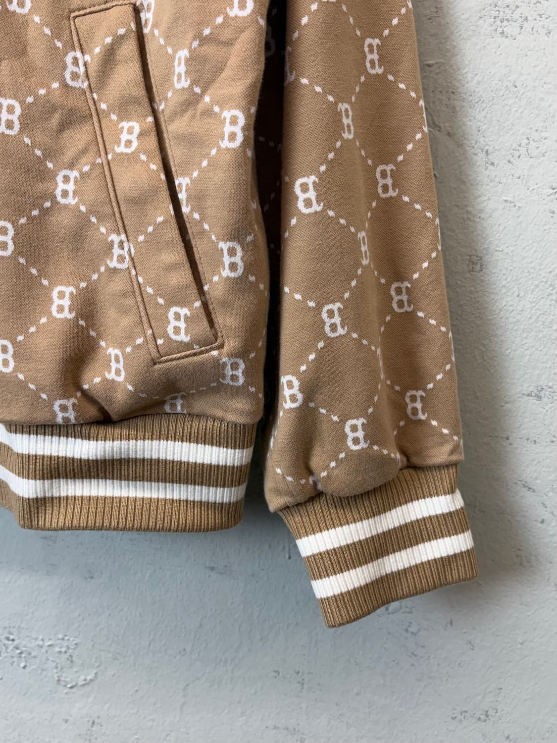 MLB 엠엘비 모노그램 보스턴 바시티 자켓 상품이미지5