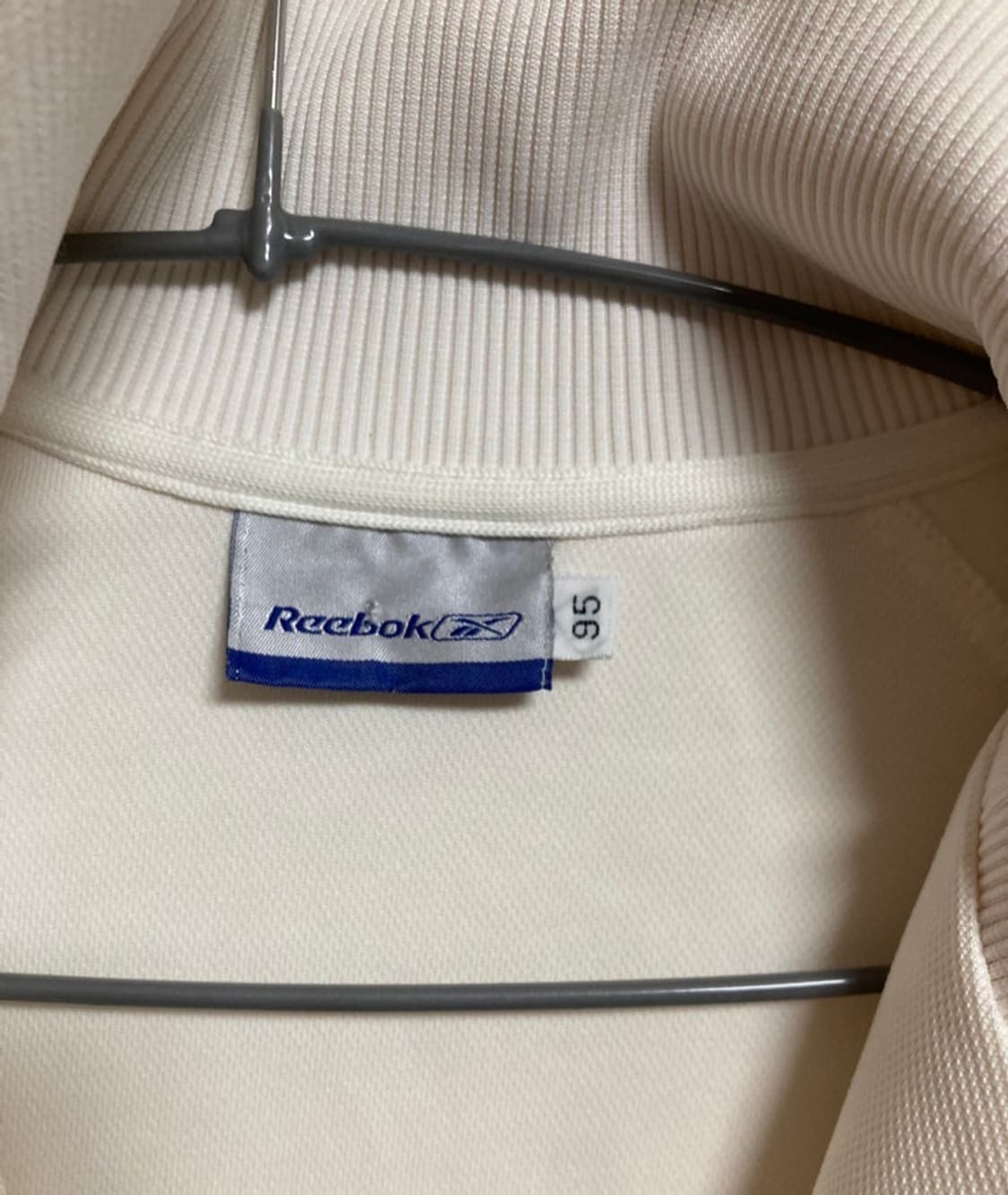 리복 빈티지 져지 트랙탑(아이보리/레드) 상품이미지6