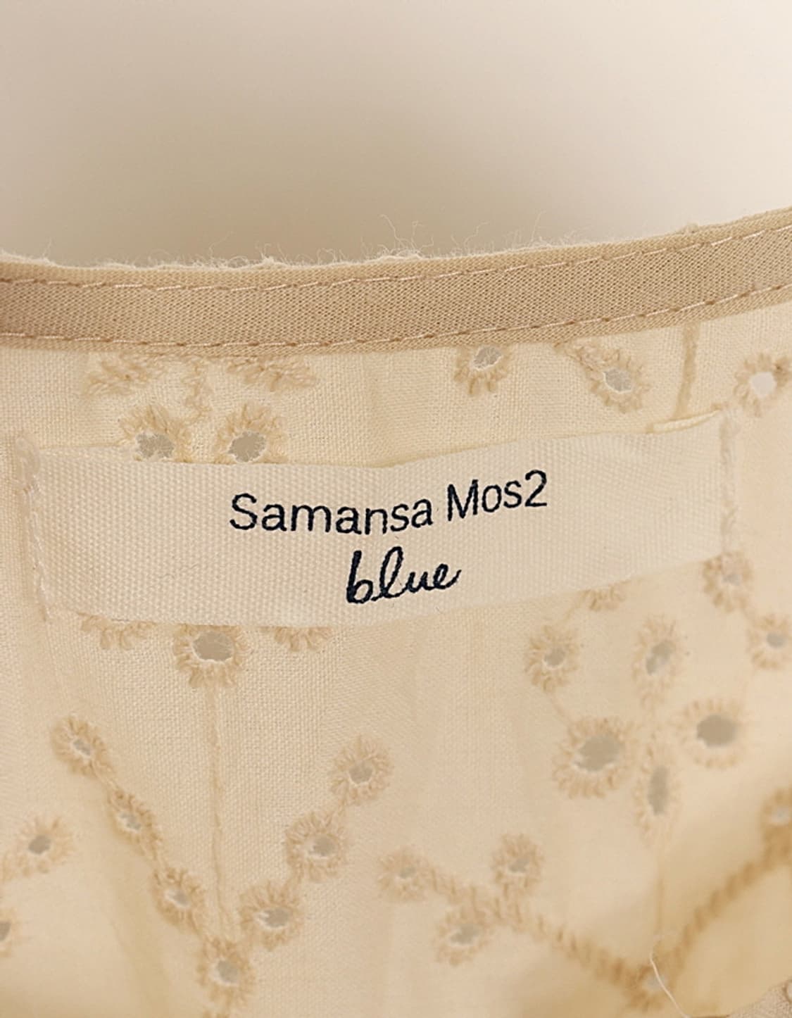 Samansa Mos2 blue Eyelet One-Piece 상품이미지10