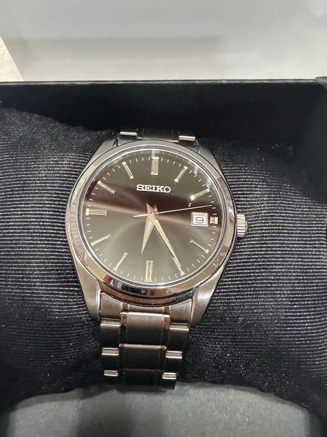 세이코 SUR311P1 블랙 메탈 시계 상품이미지4